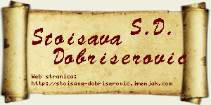 Stoisava Dobrišerović vizit kartica